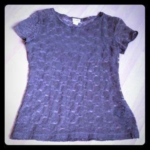 H&M Eco-Friendly Coverup Lace Tee